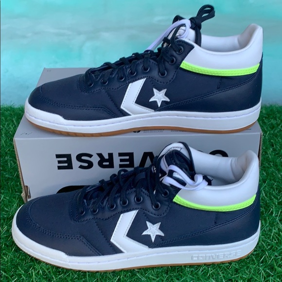 CONVERSE FASTBREAK PRO MID OBSIDIAN/WHITE/ MENS - Picture 3 of 16